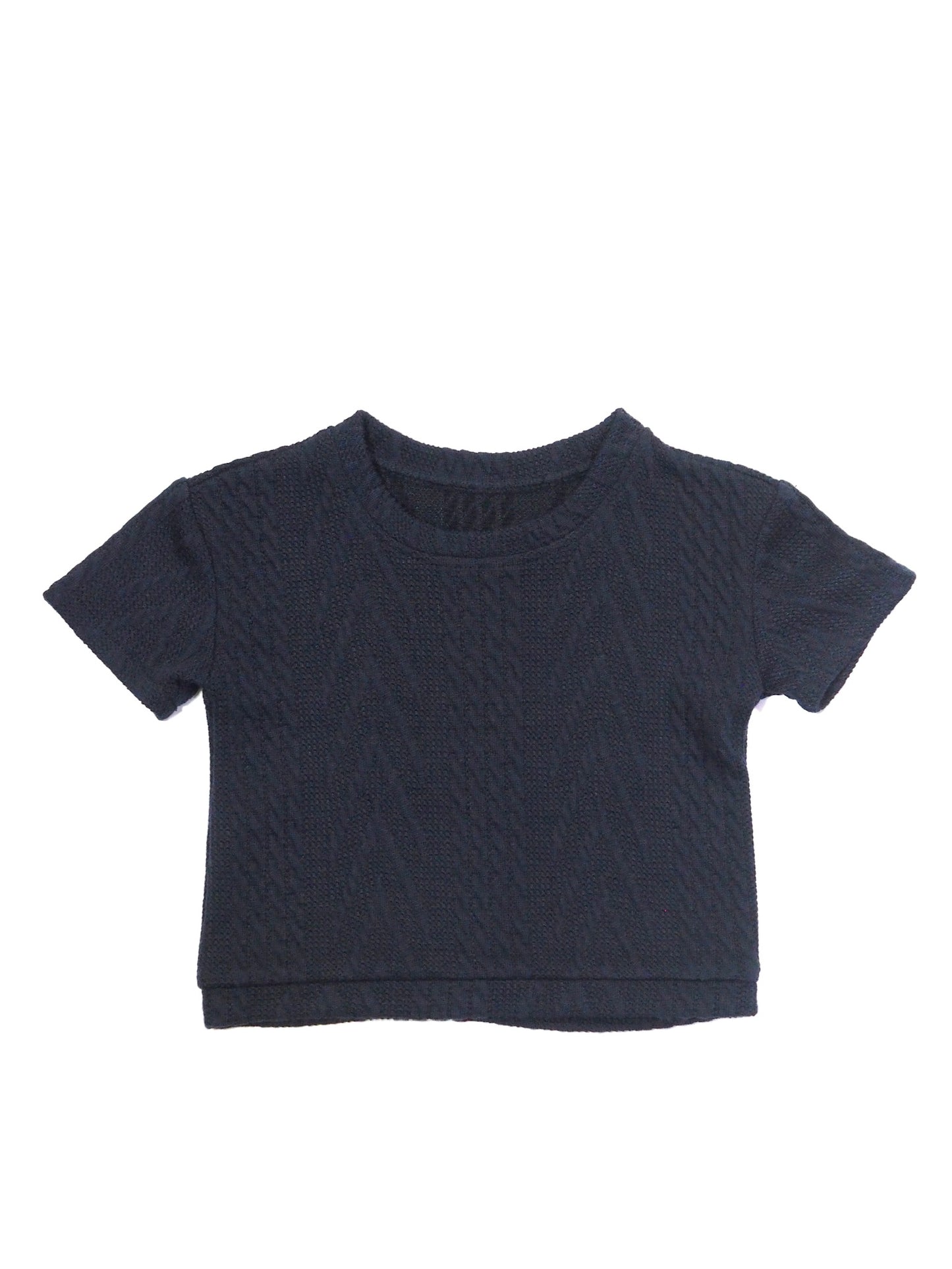 Navy Blue Cable Knit Top, BuyBack