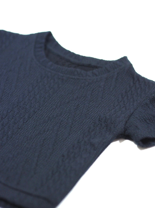 Navy Blue Cable Knit Top, BuyBack